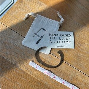 Studebaker Metals Hand Forged Brass Cuff Bracelet